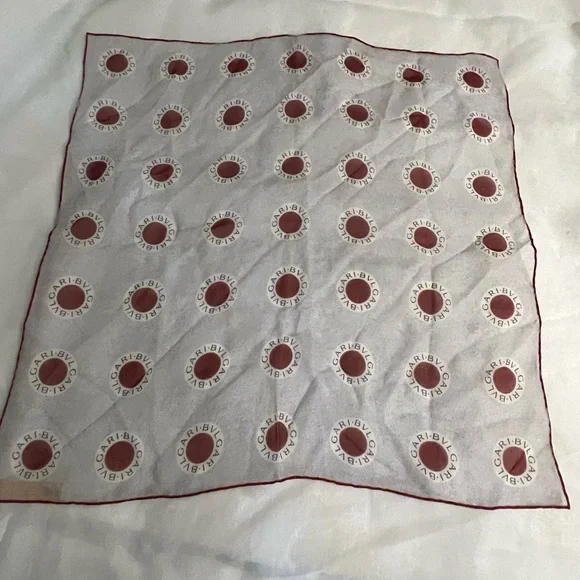 BLVGARY RED AND BLUE Silk Scarf - Picture 16 of 16